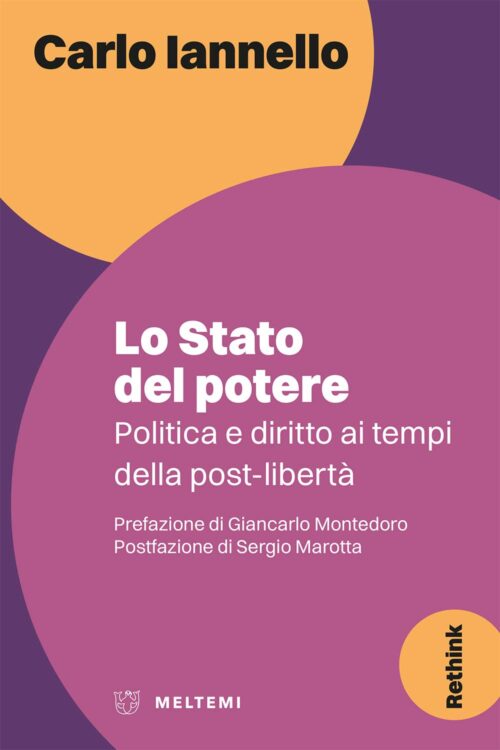 Meltemi Rethink Lo Stato del potere libro saggio