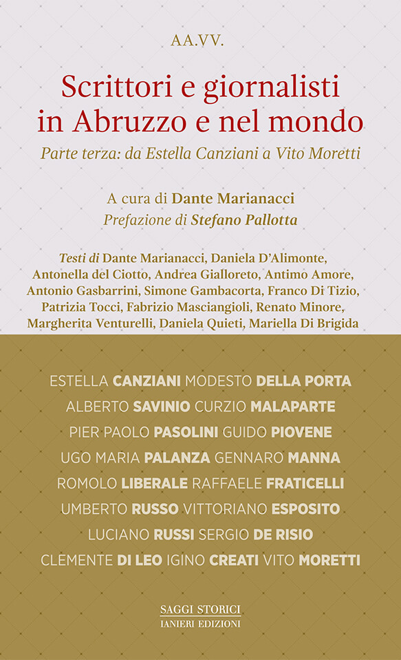 Ianieri Saggistica Scrittori e giornalisti Abruzzo libro parte terza