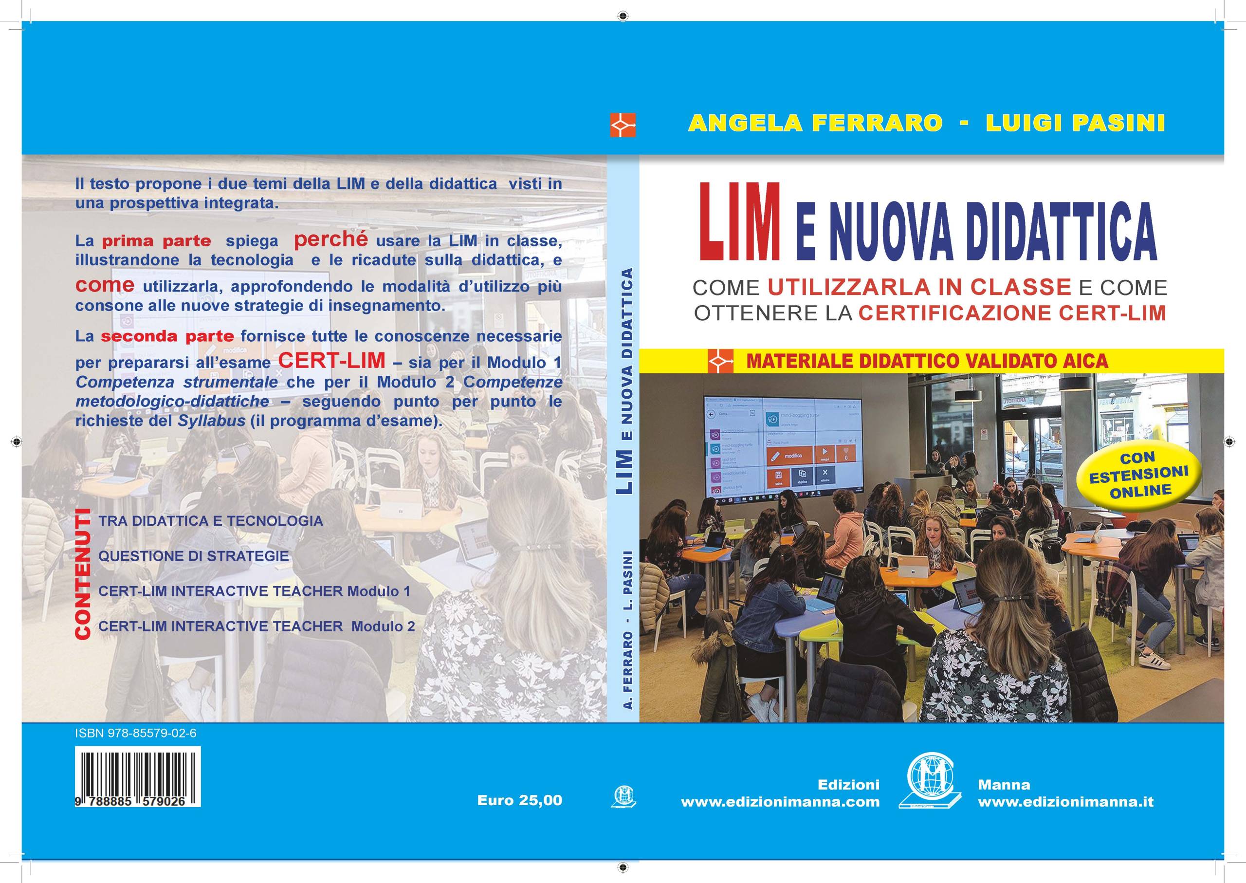 Manna Edizioni LIM e nuova didattica libro CERT-LIM