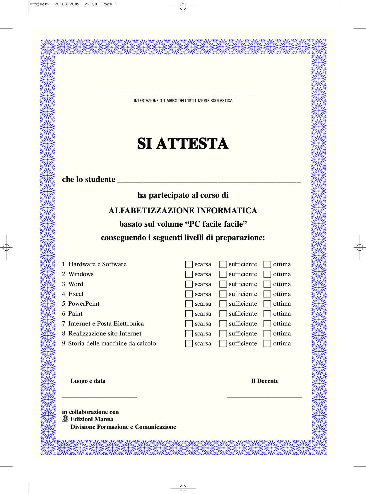 Manna PC facile facile manuale informatica base internet