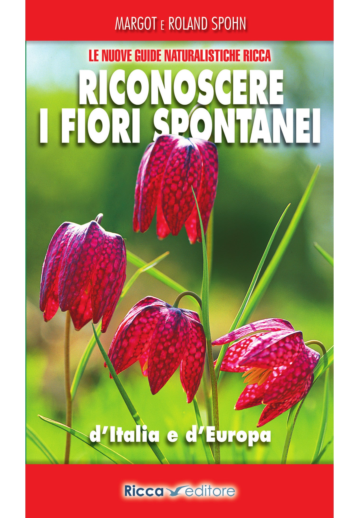 Ricca Editore Riconoscere i fiori spontanei libro tascabile 450 specie