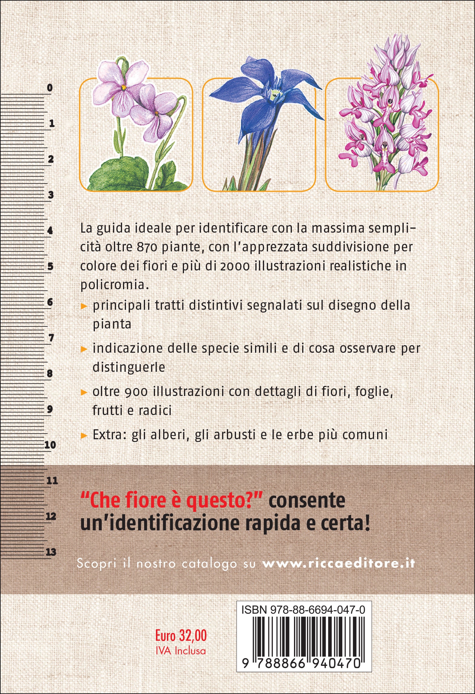 Ricca Editore Che fiore è questo? guida fiori 870 piante