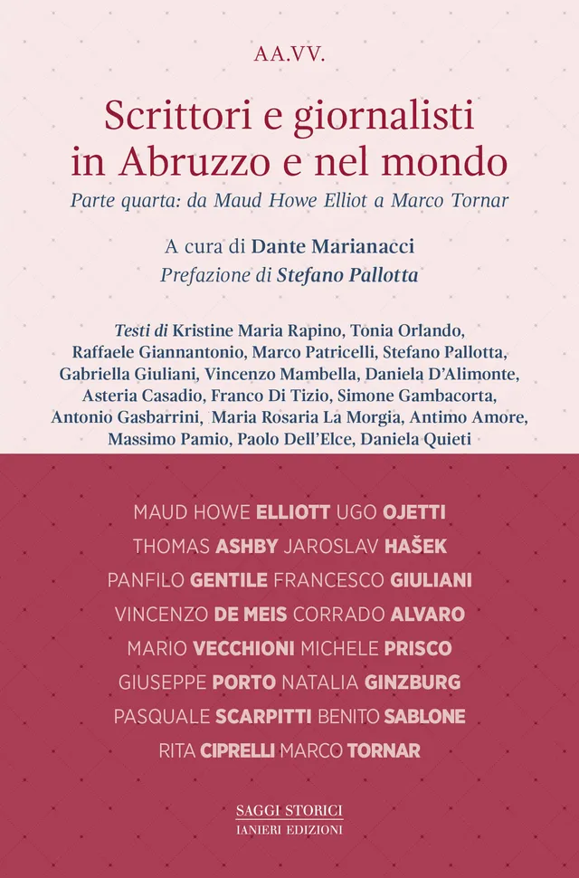 Ianieri Saggistica Scrittori e giornalisti in Abruzzo libro parte quarta