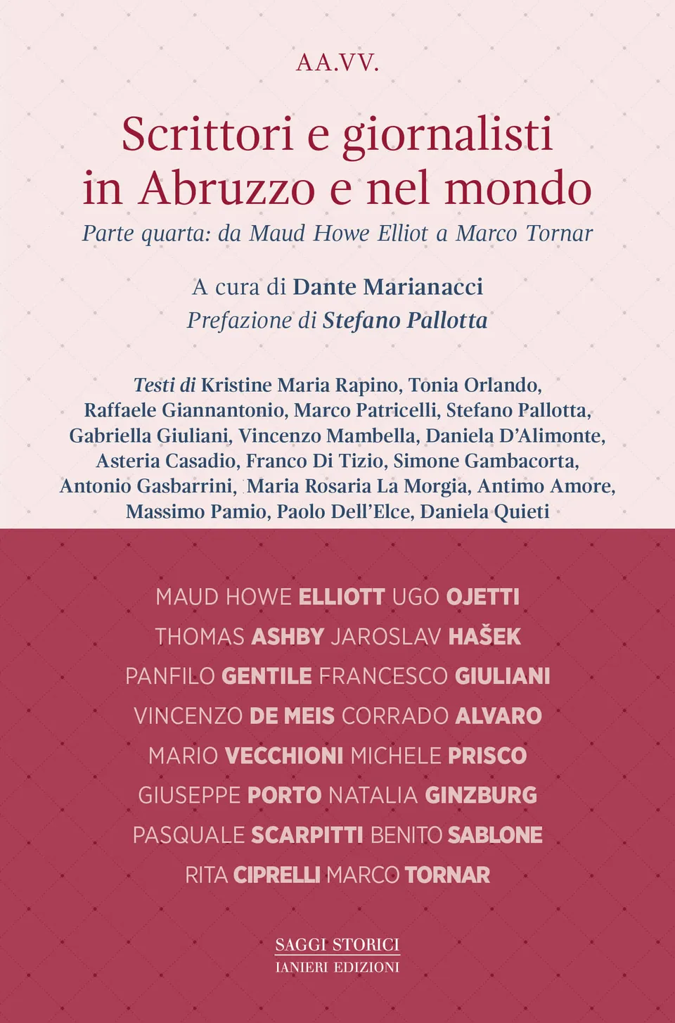 Ianieri Saggistica Scrittori e giornalisti in Abruzzo libro parte quarta