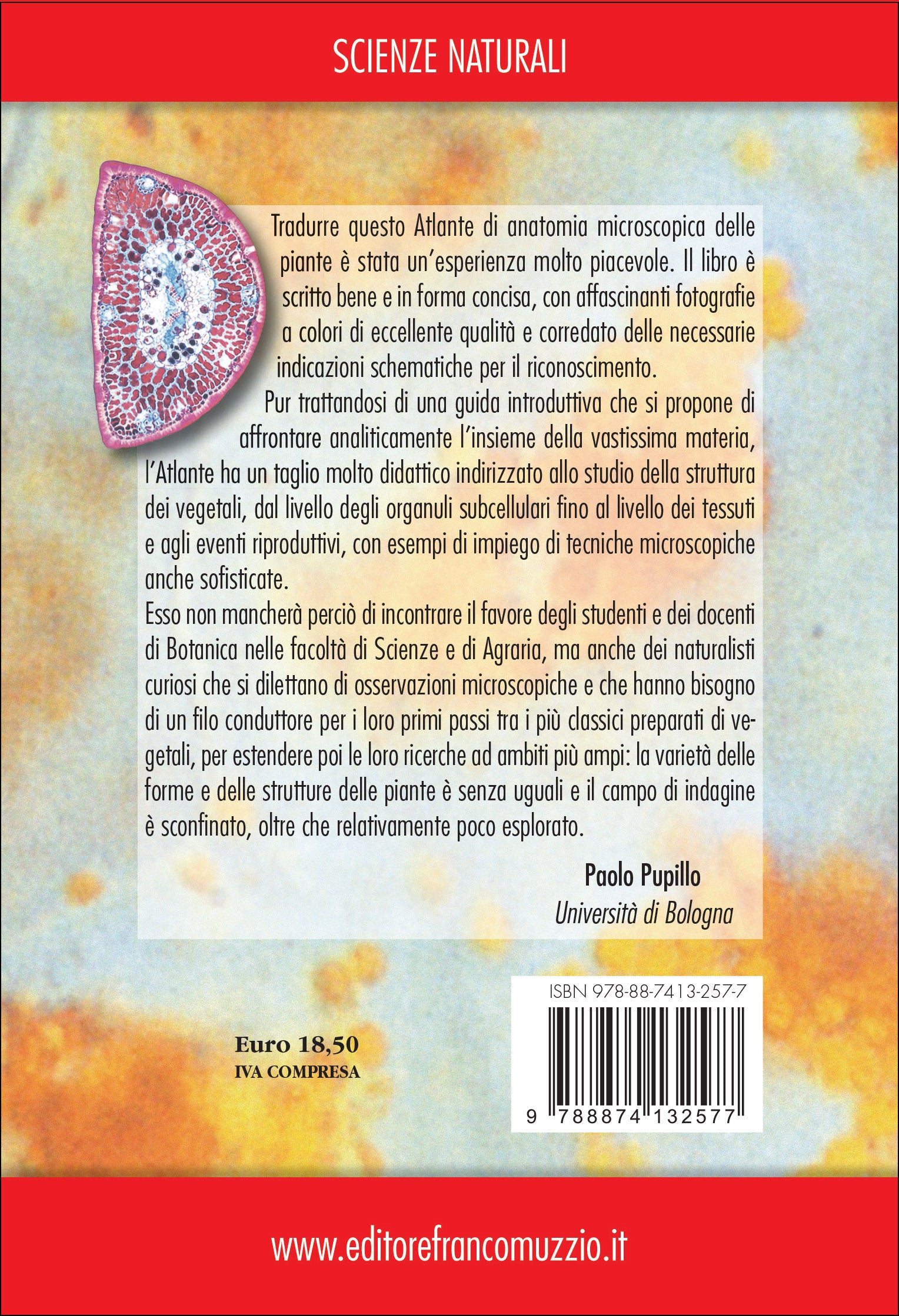 Ricca Editore Botanica Atlante anatomia vegetale libro