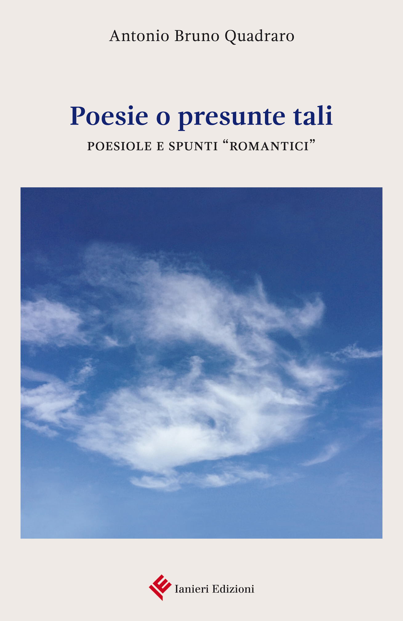 Ianieri Poesie o presunte tali Quadraro libro poesia