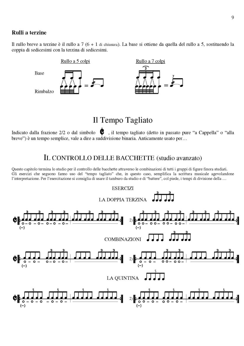Manna Edizioni Drum Driver metodo batteria completo