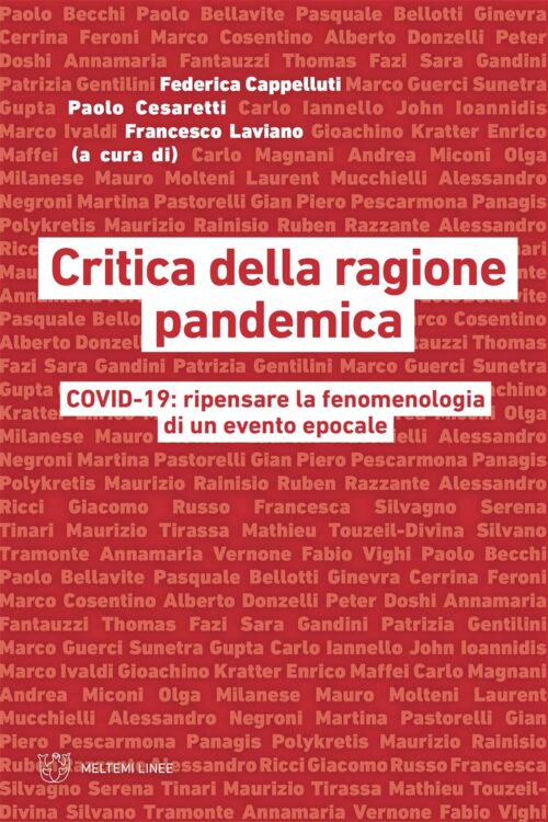 Meltemi Linee Critica della ragione pandemica libro