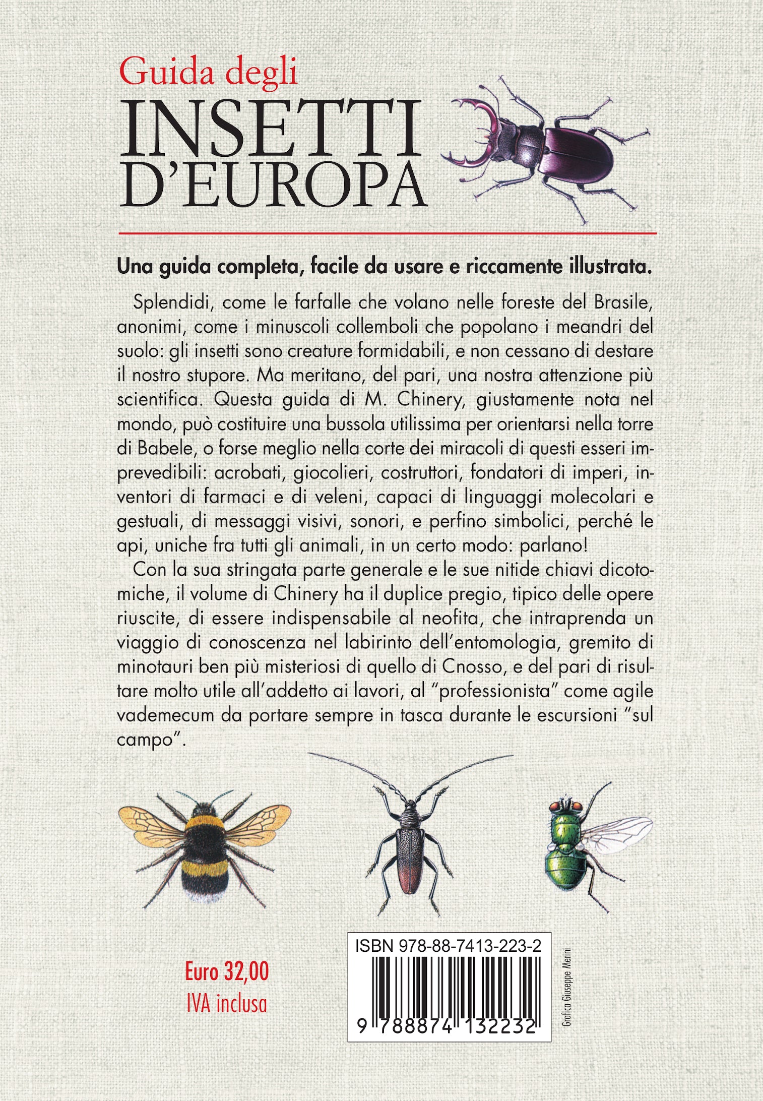 Ricca Insetti e Ragni Guida degli insetti d'Europa libro