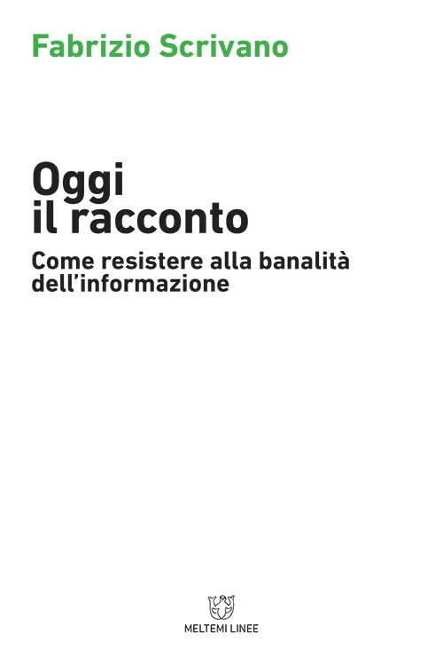 Meltemi Linee Oggi il racconto libro